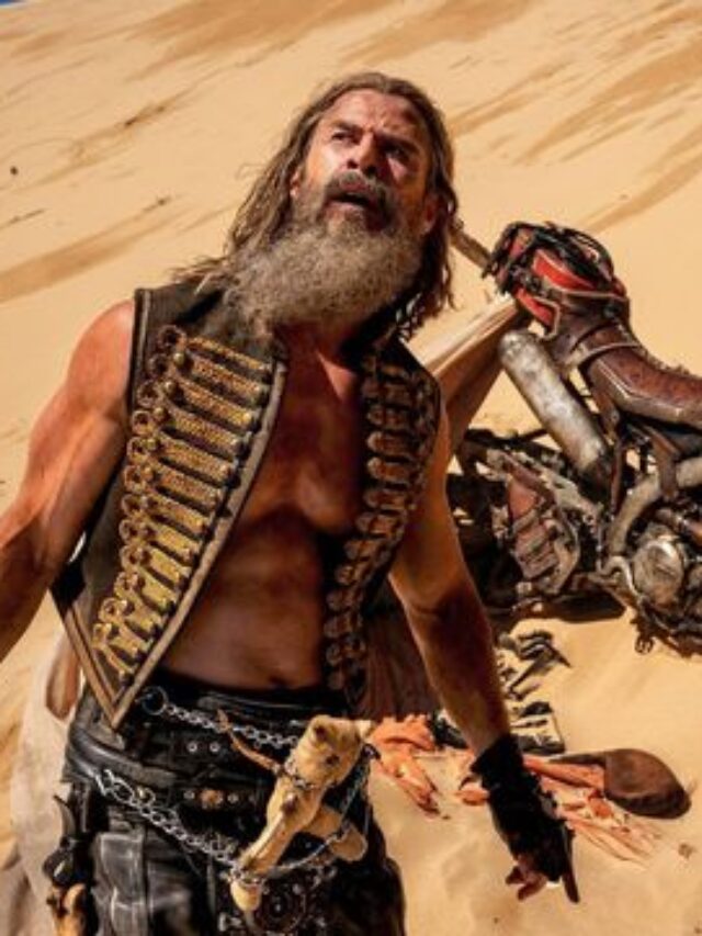 Chris Hemsworth faz o papel de um vilão muito maluco no filme Furiosa; confira